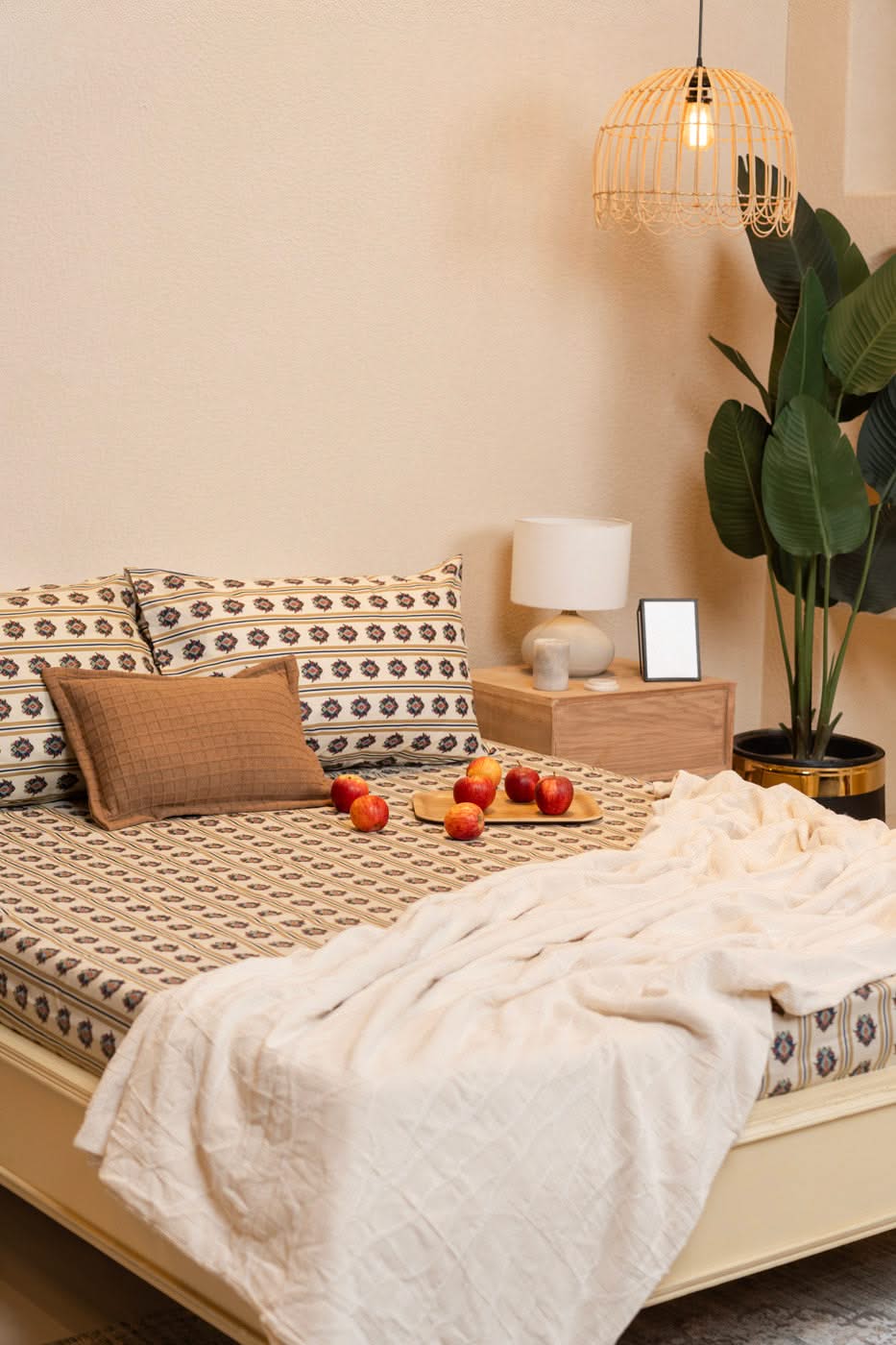 Printed Poly Cotton Bedsheet