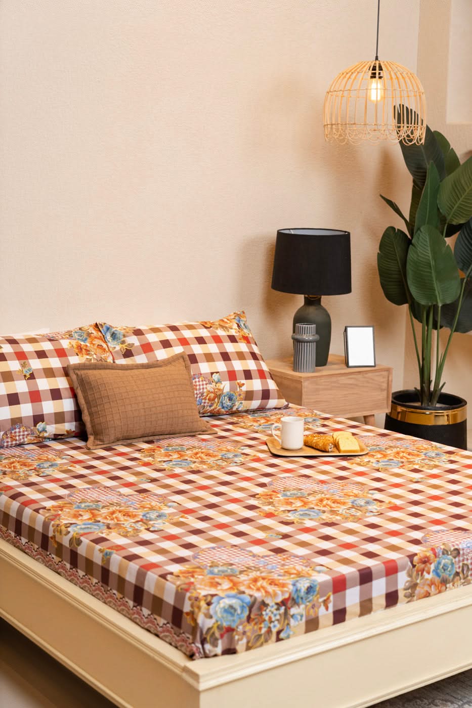 Printed Poly Cotton Bedsheet