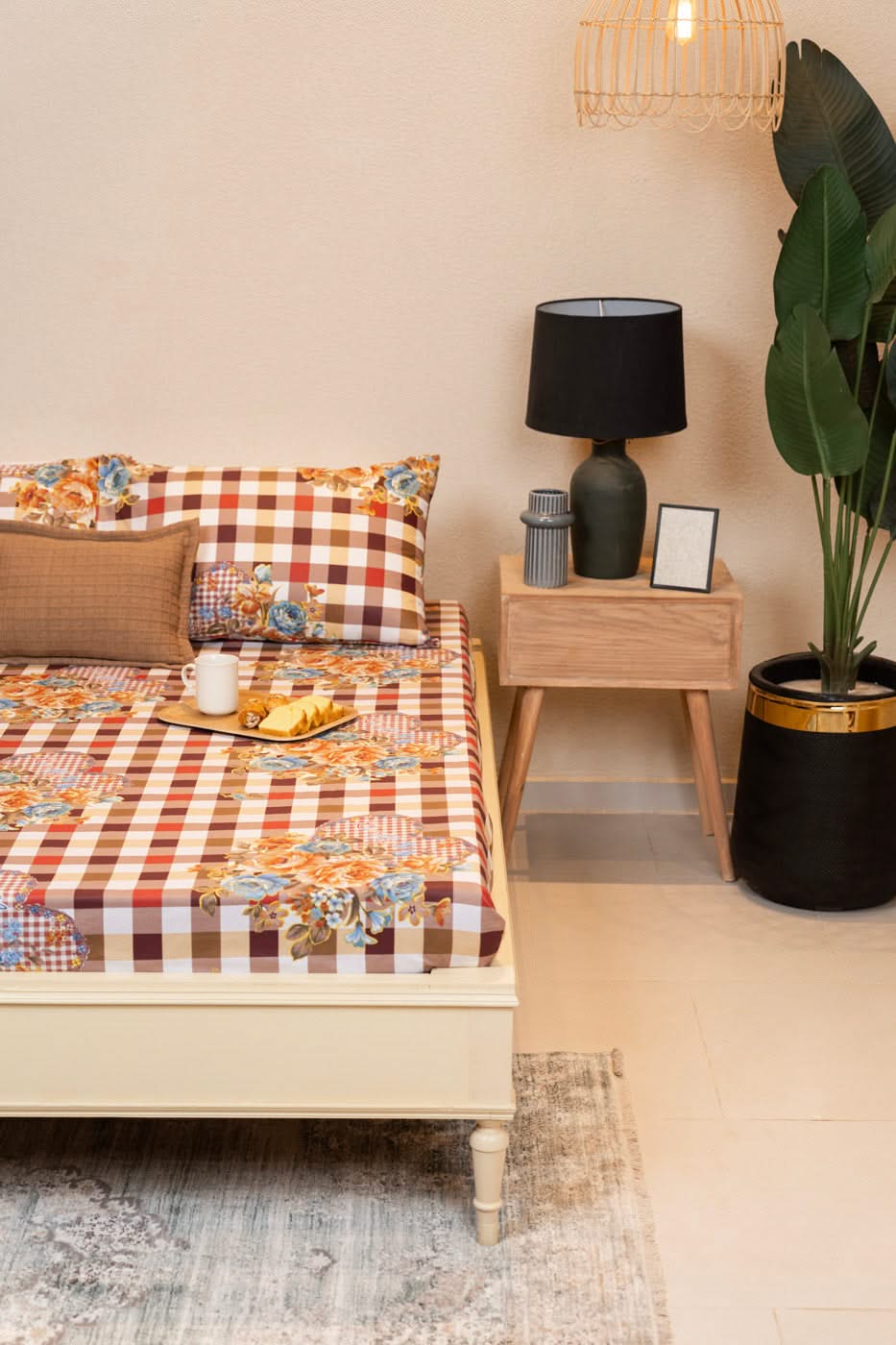 Printed Poly Cotton Bedsheet