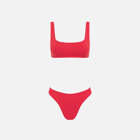 Bond Eye Quinn Crop - Cherry Bare