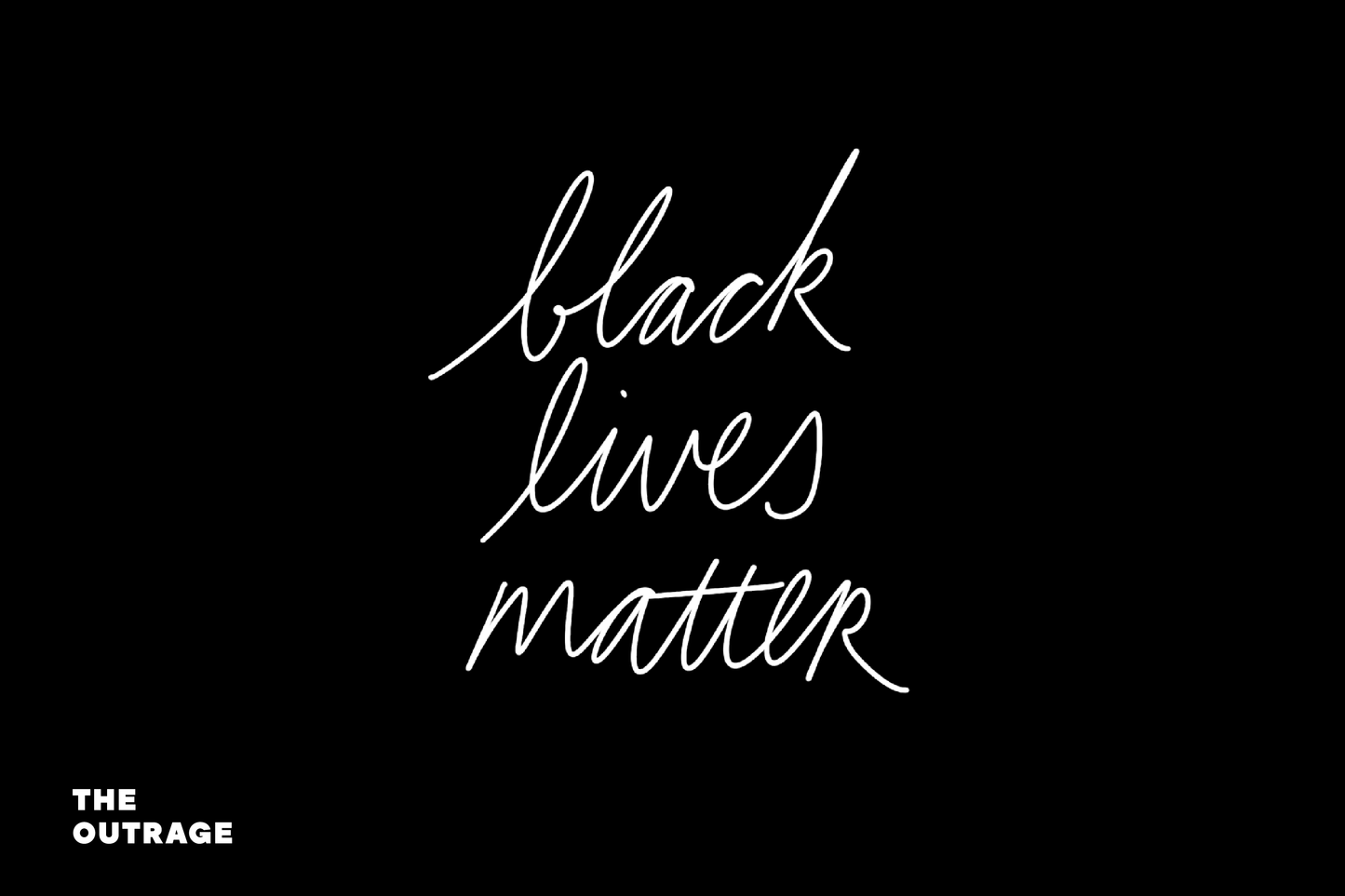 Black Lives Matter Yard Sign