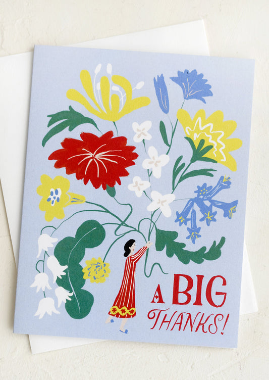 Big Bouquet Thank You Card