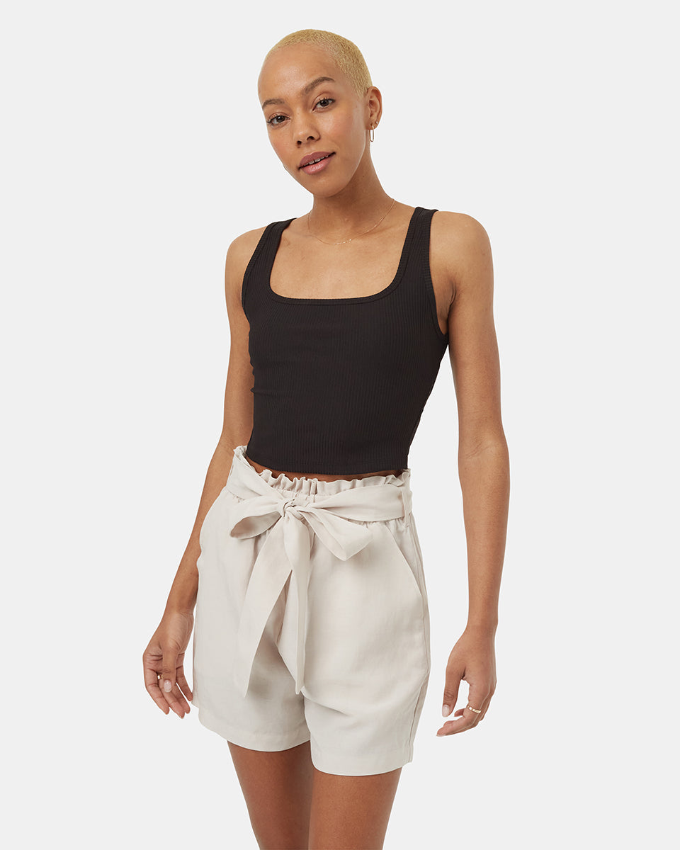 TechRib Wide Strap Scoop Tank