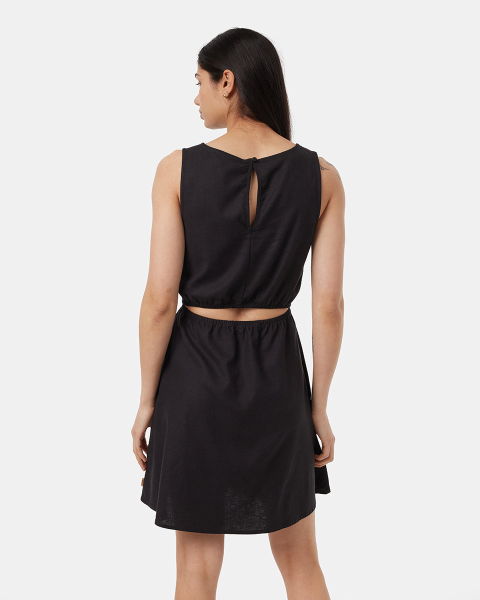 Hemp Cutout Dress