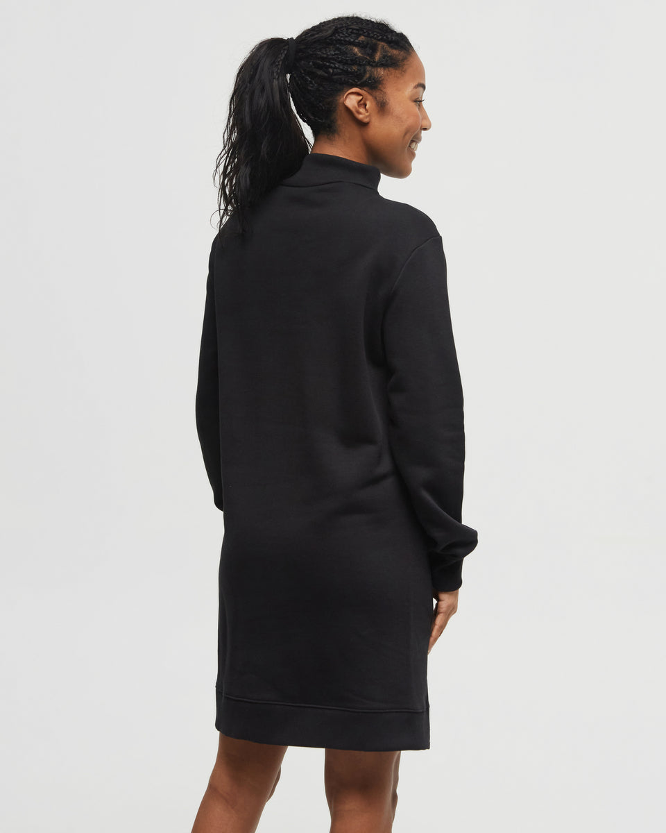 TreeFleece Mock Neck Sweatshirt Dress