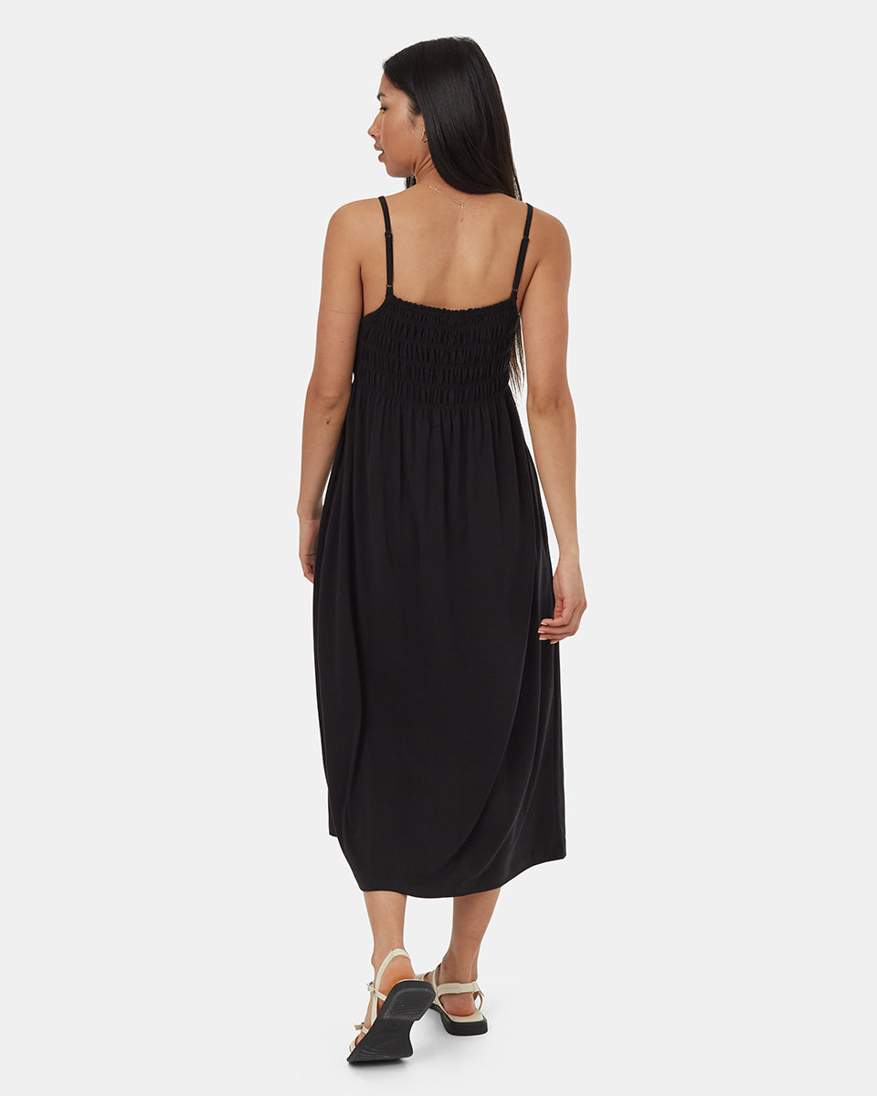 TreeBlend Sleeveless Smocked Dress
