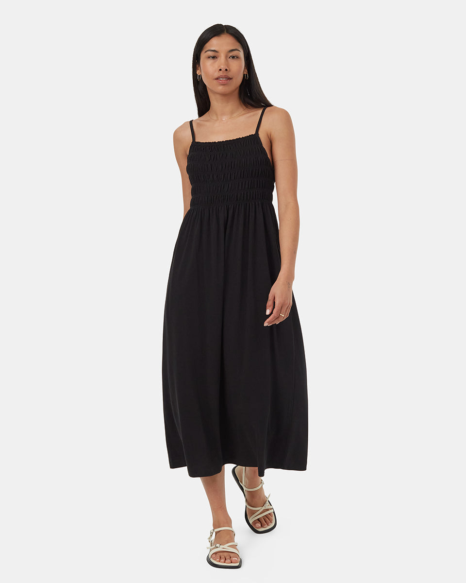 TreeBlend Sleeveless Smocked Dress