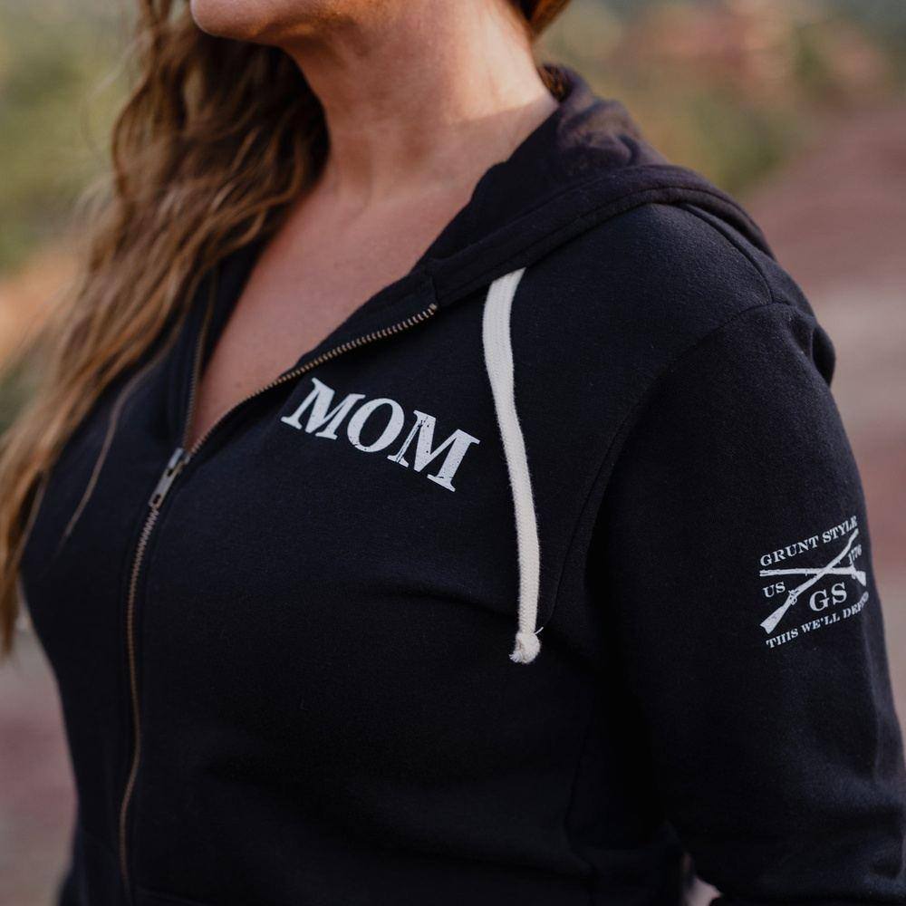 Women's Mom Defined Full-Zip Hoodie - Black