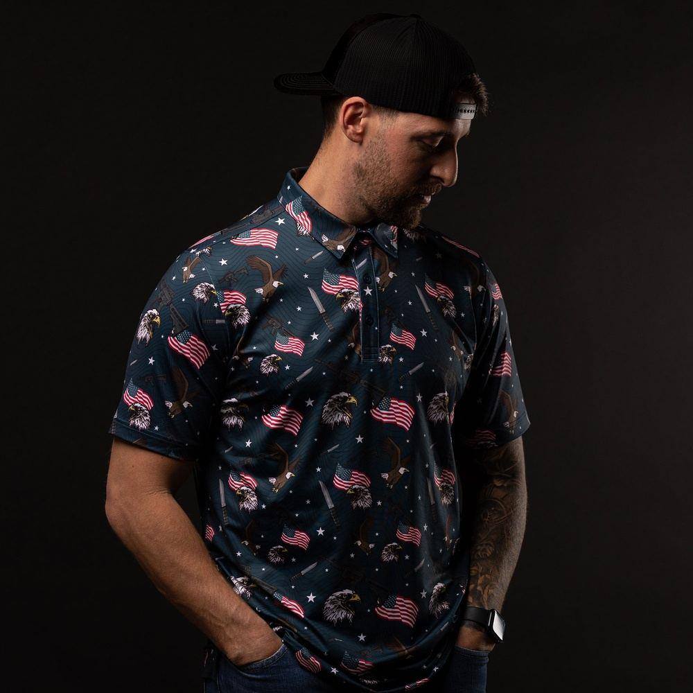 Men's Polo - Tac Eagle