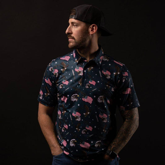 Men's Polo - Tac Eagle