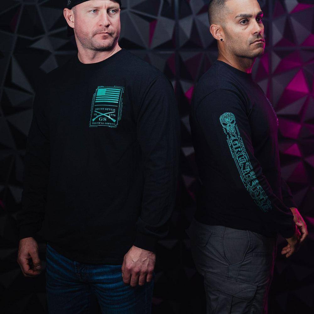 Circuit Skull Long Sleeve - Black