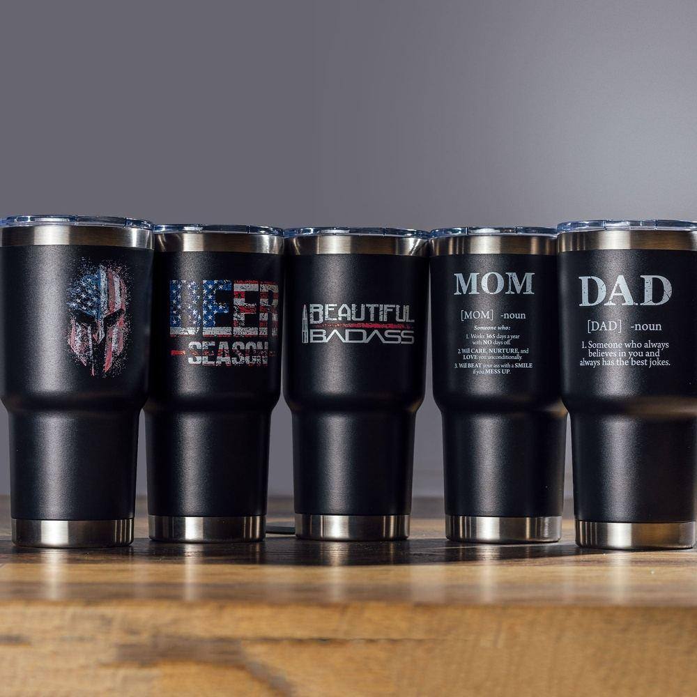 Mom Defined 20oz Tumbler - Black