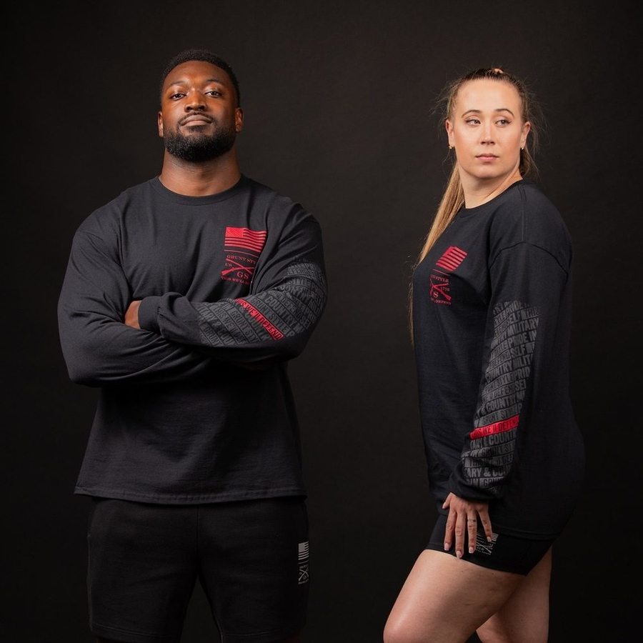 Ethos Repeat Long Sleeve - Black