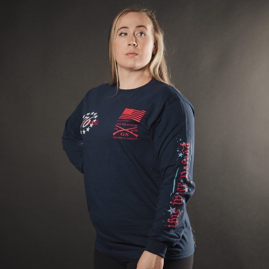 We The People Long Sleeve - Navy