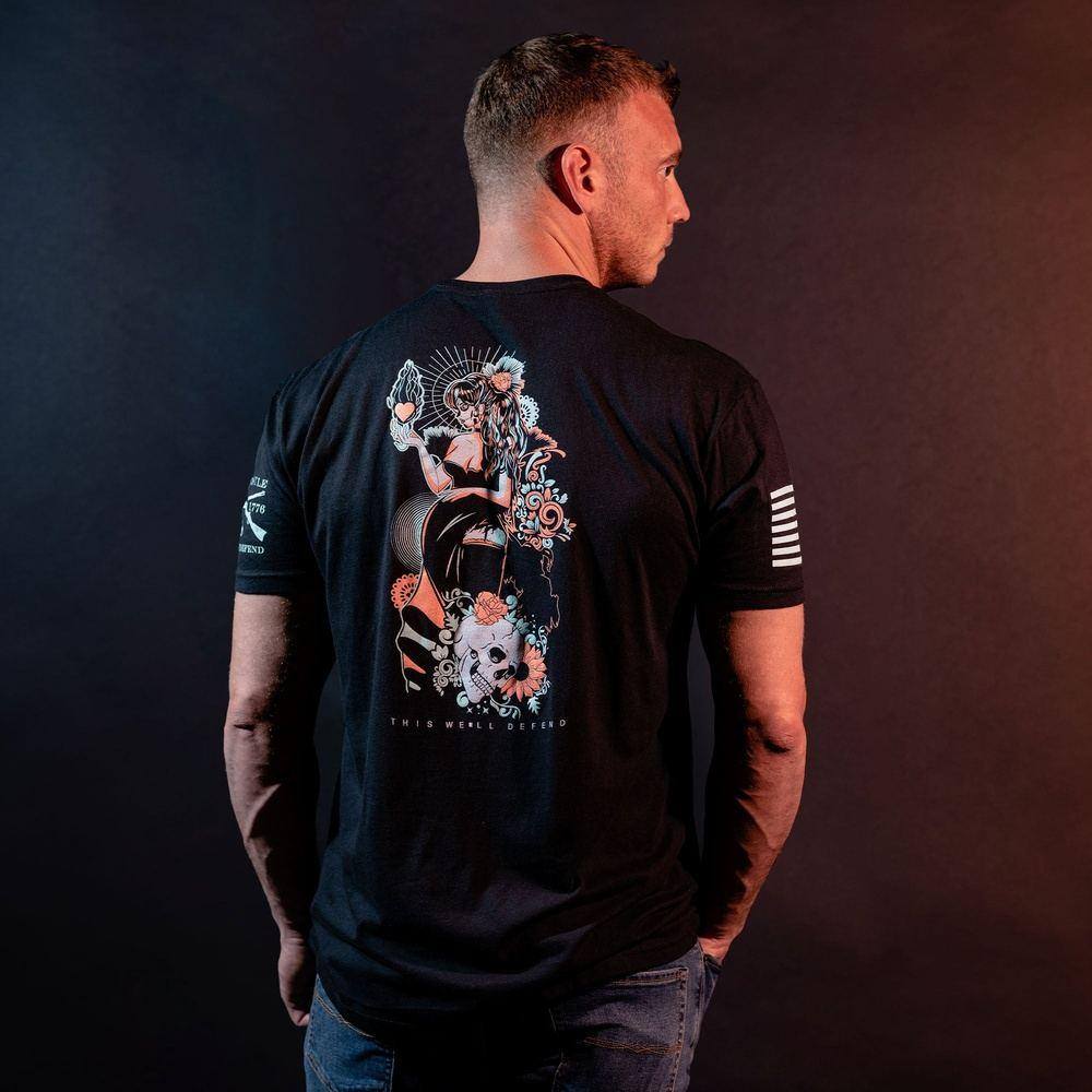 In Hearts We Live Forever T-Shirt - Black