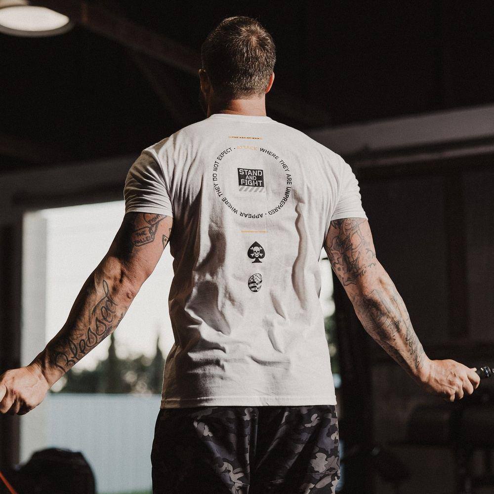 Men's Stand And Fight T-Shirt - White