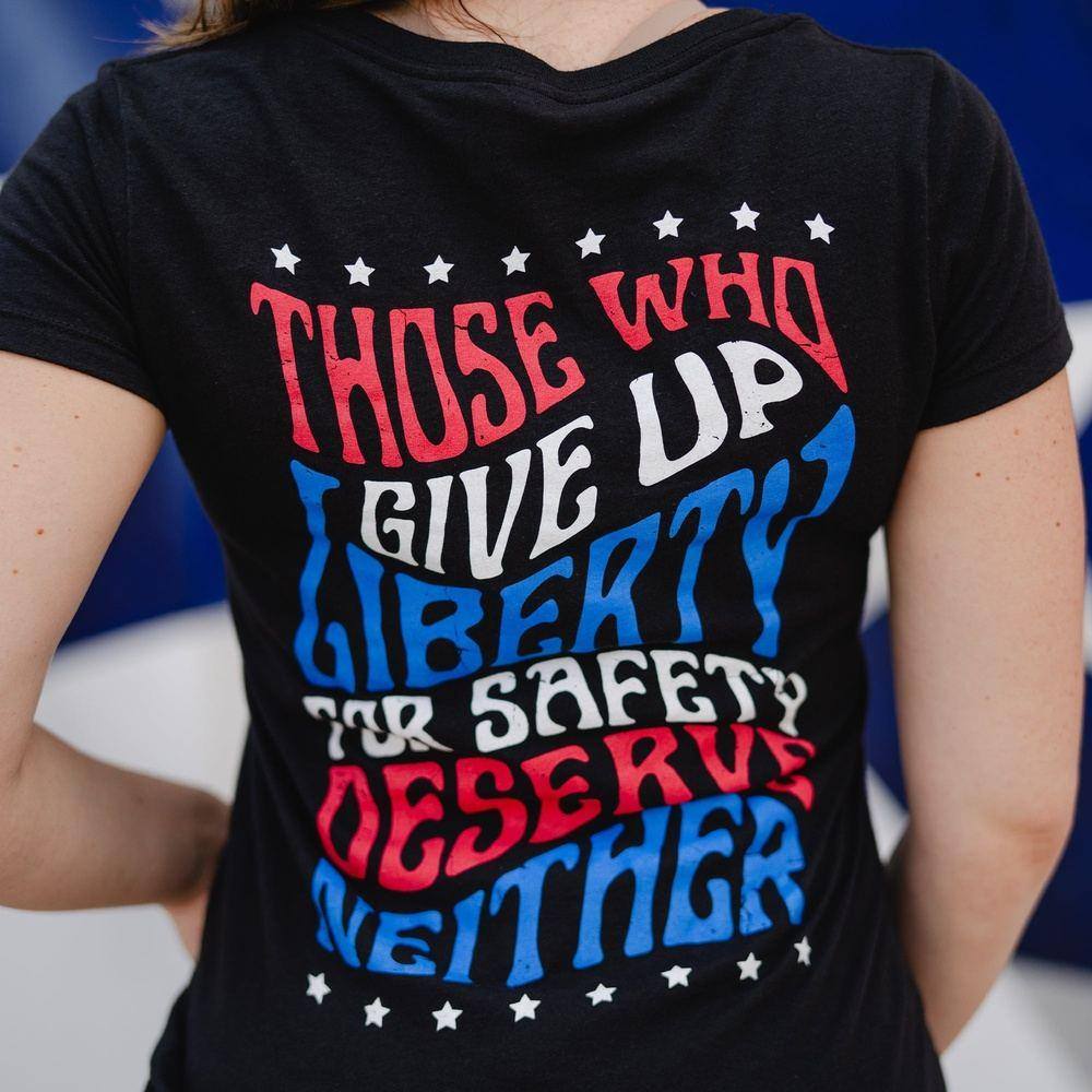 Women's Liberty V-Neck - Black