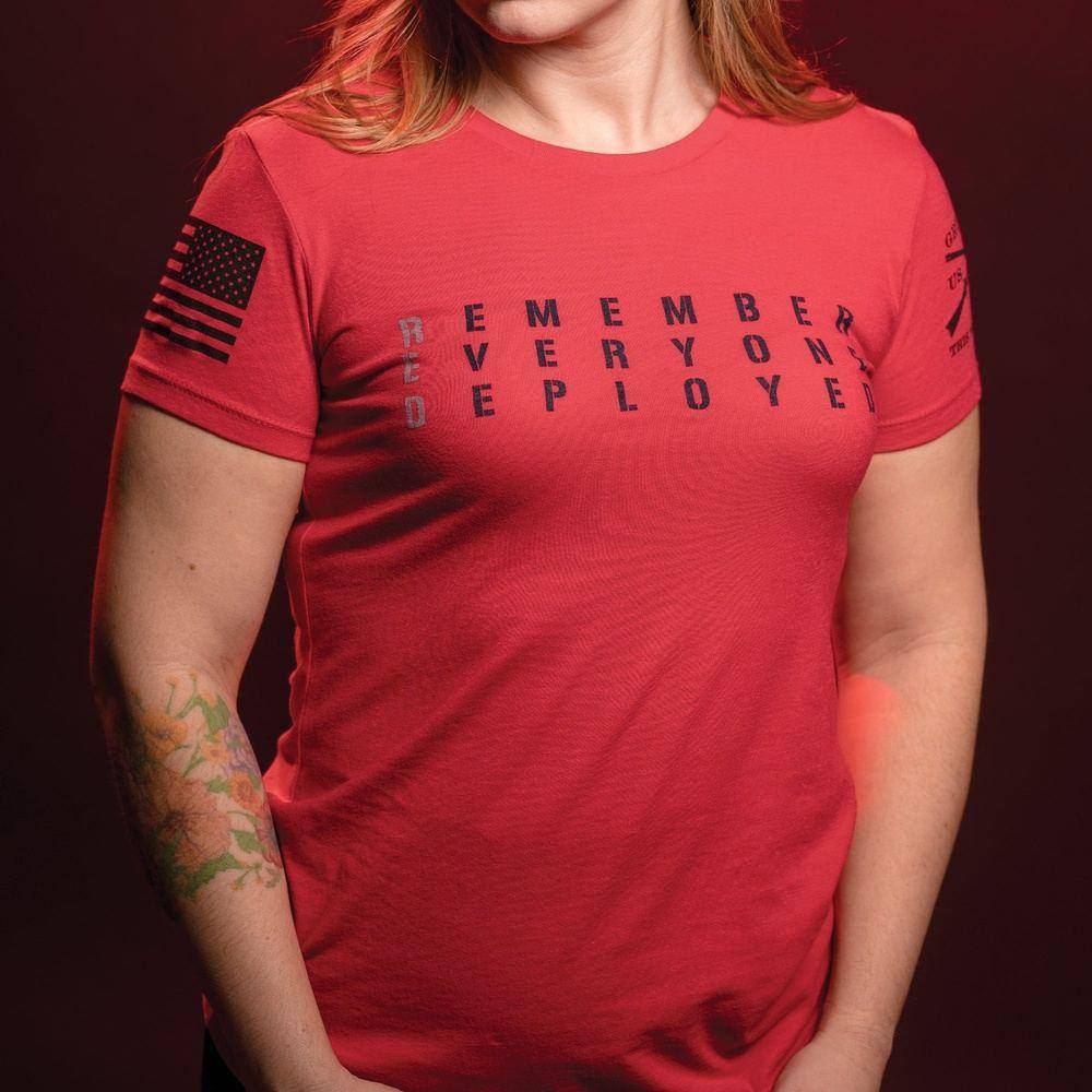Women's RED Friday Slim Fit T-Shirt - Red