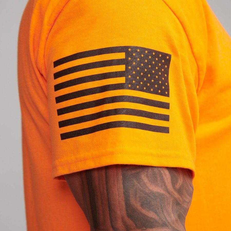 Safety Orange Basic T-Shirt