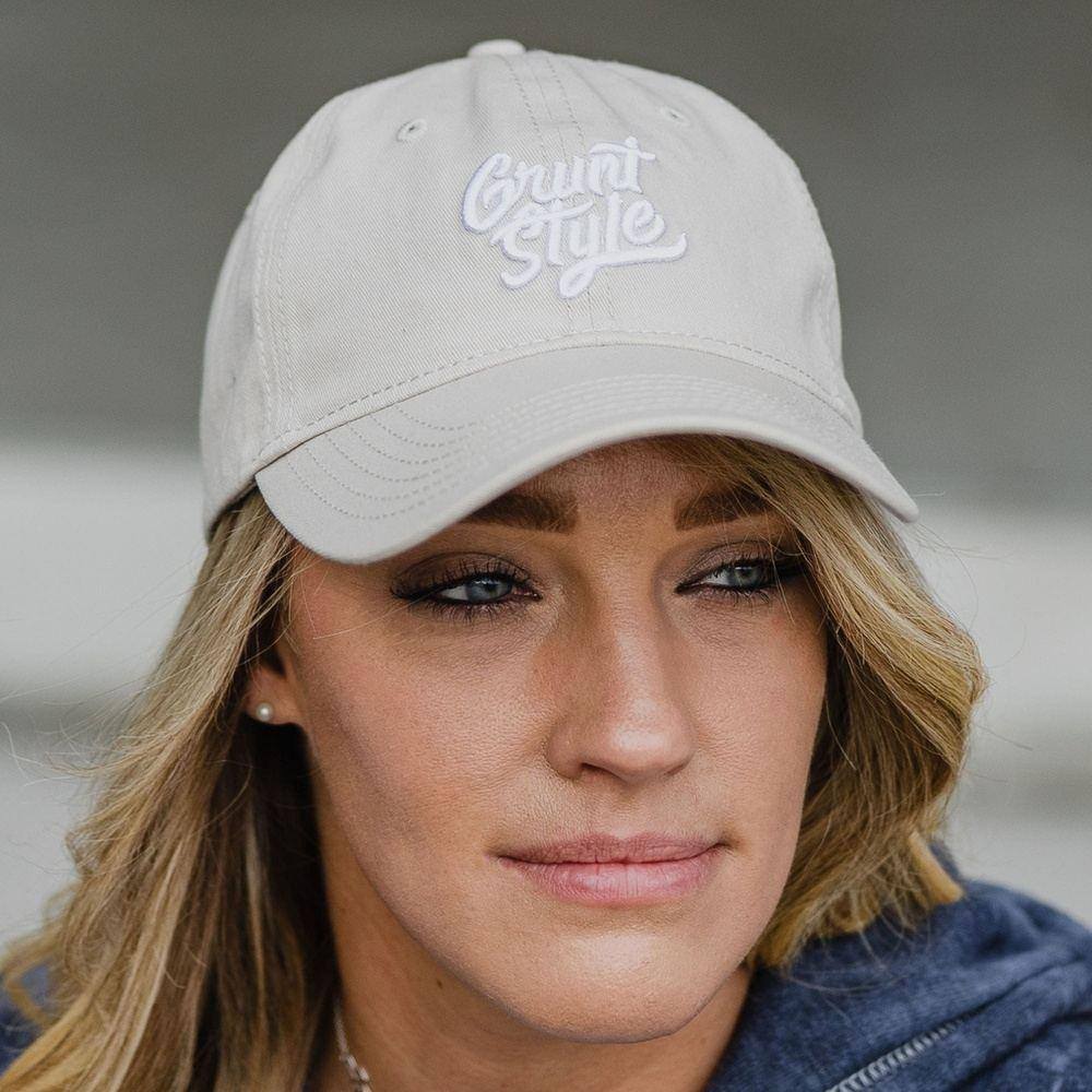 Grunt Style Script Logo – Natural Hat