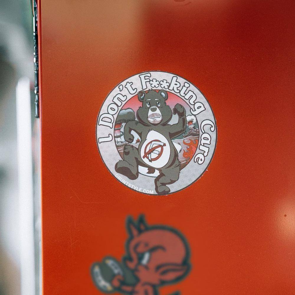 I Don't F*cking Care Sticker