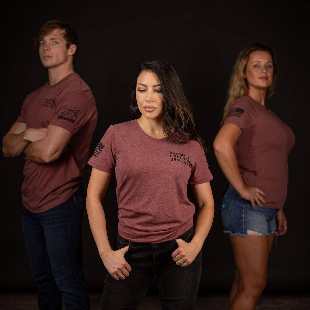 Women's R.E.D. All Forces Club Exclusive T-Shirt - Burgundy Heather