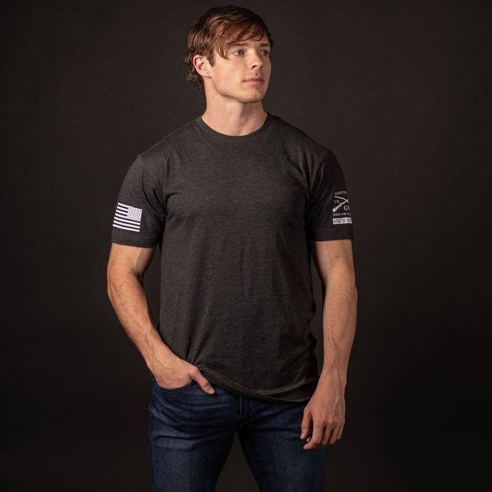 Club Member - Men's Basic T-Shirt - Black Heather