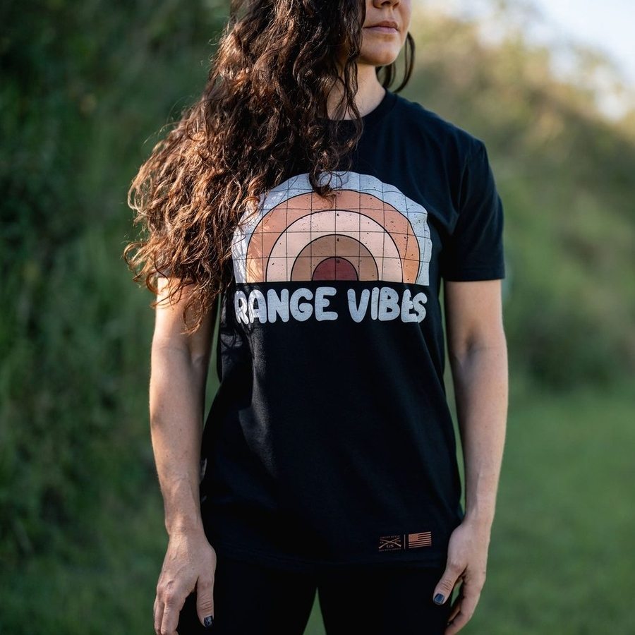 Women's Range Vibes Boyfriend Fit T-Shirt - Black