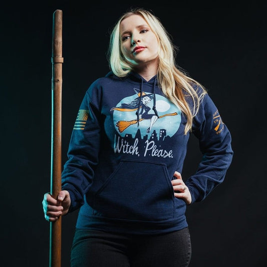 Women's Witch, Please Hoodie - Navy