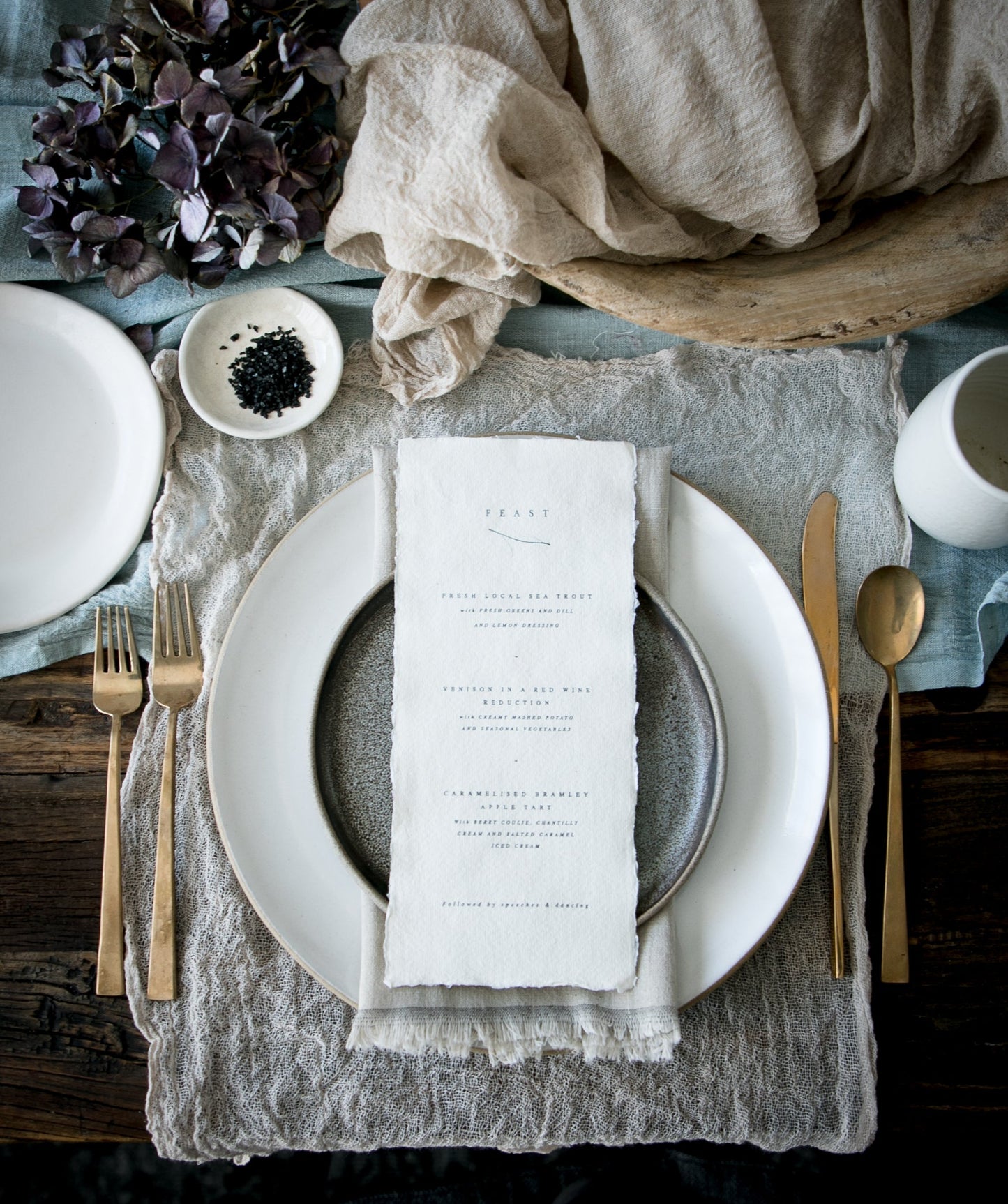 Dove Gray Napkins / Fringe {Tight Weave}