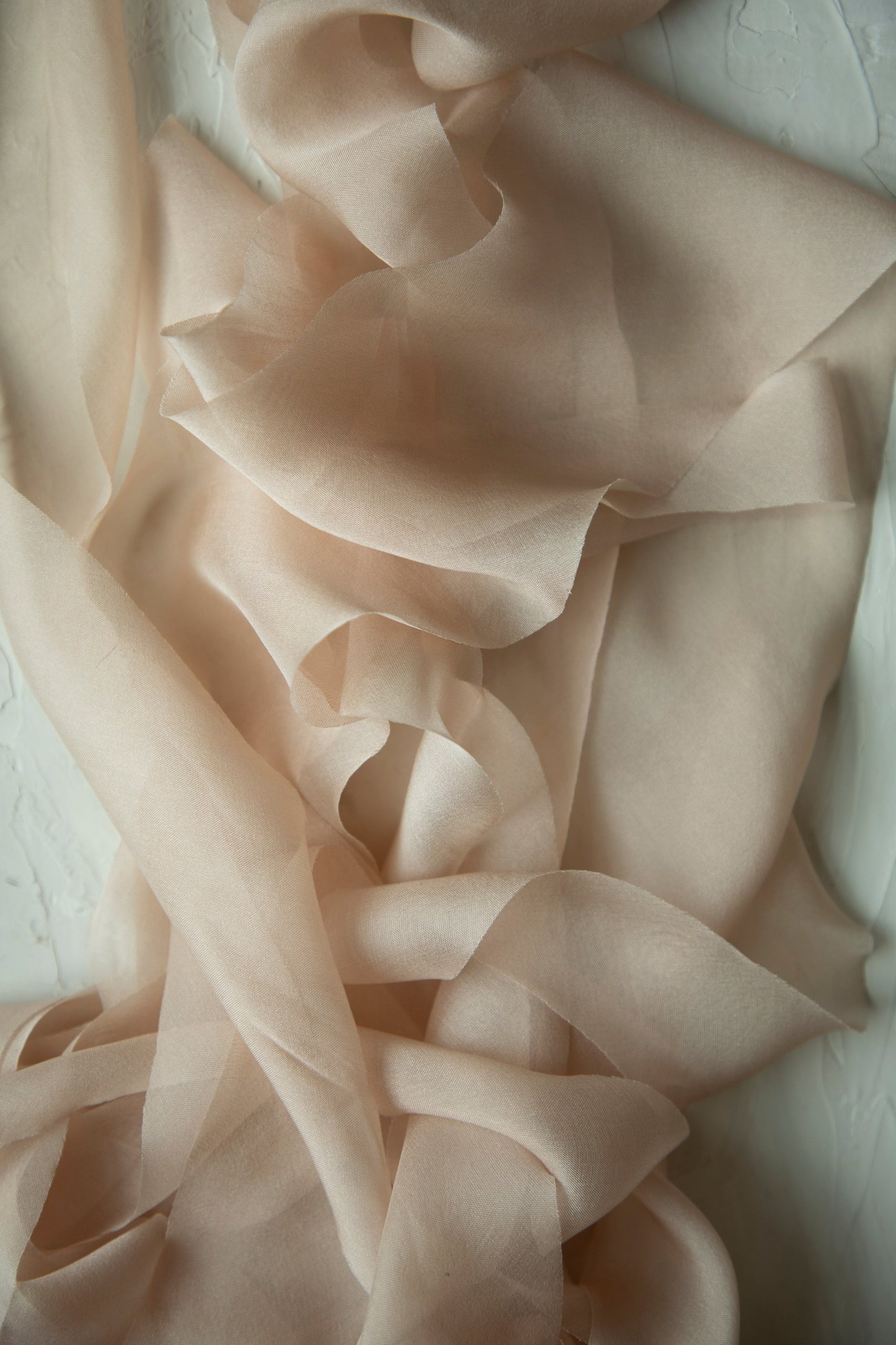 Blush {Sheer} Silk Ribbon