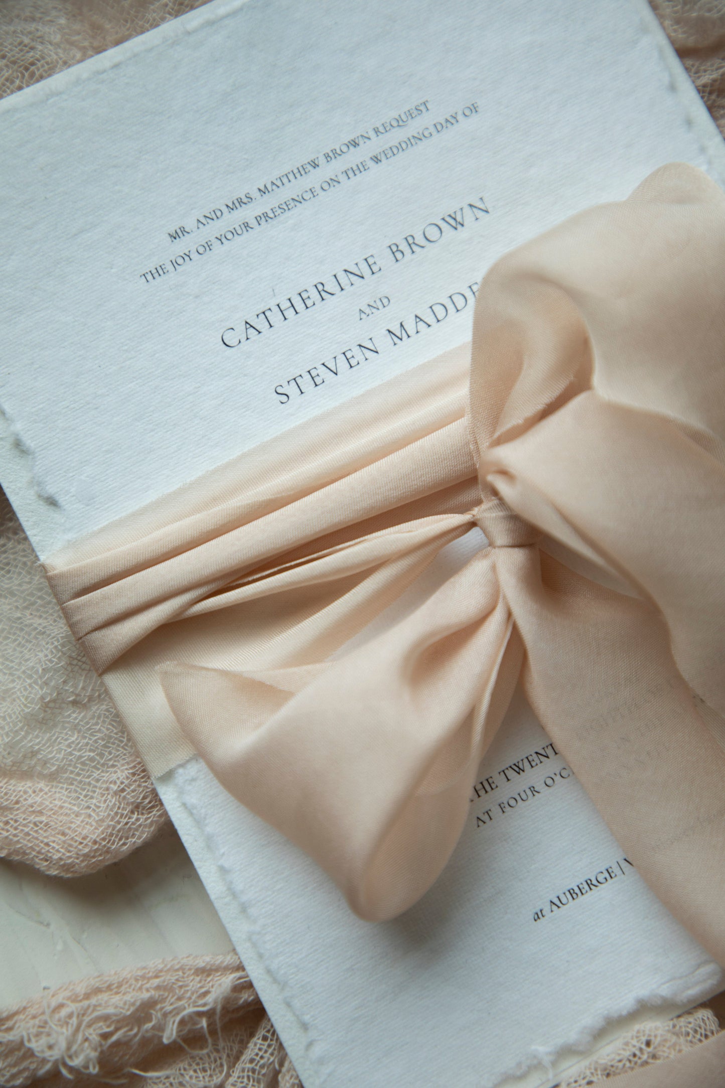 Blush {Sheer} Silk Ribbon