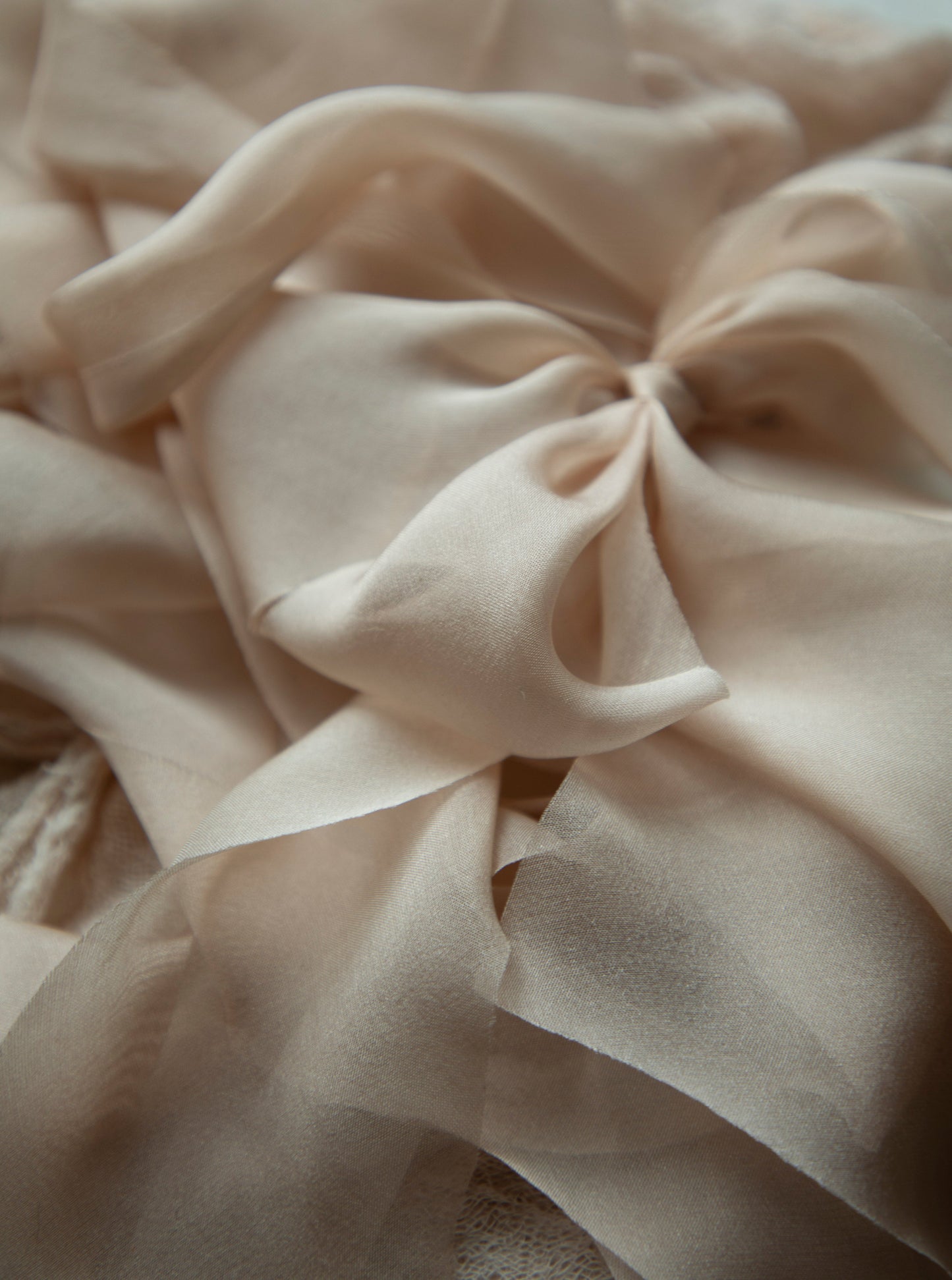 Blush {Sheer} Silk Ribbon
