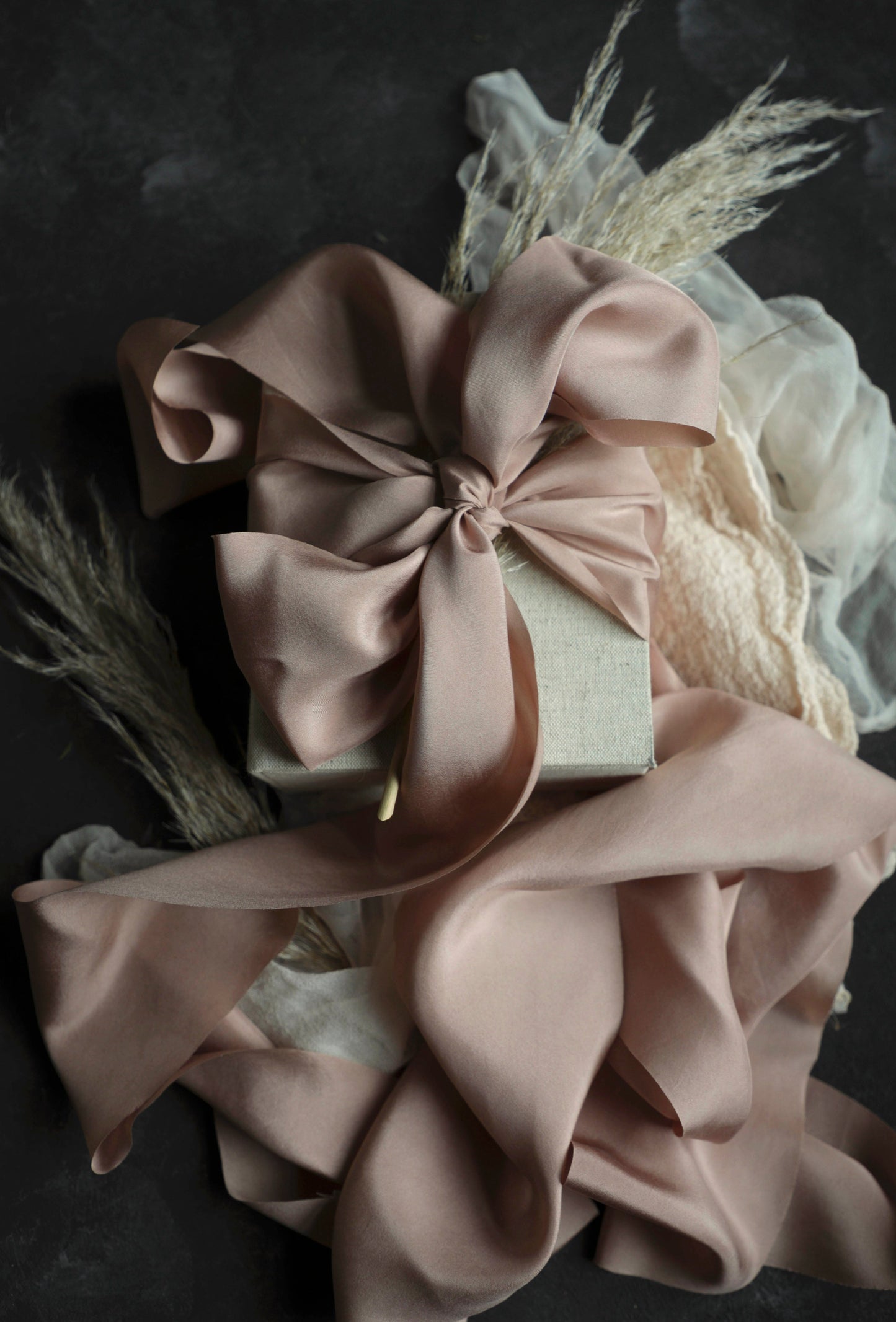 Blushing Rose Silk Ribbon