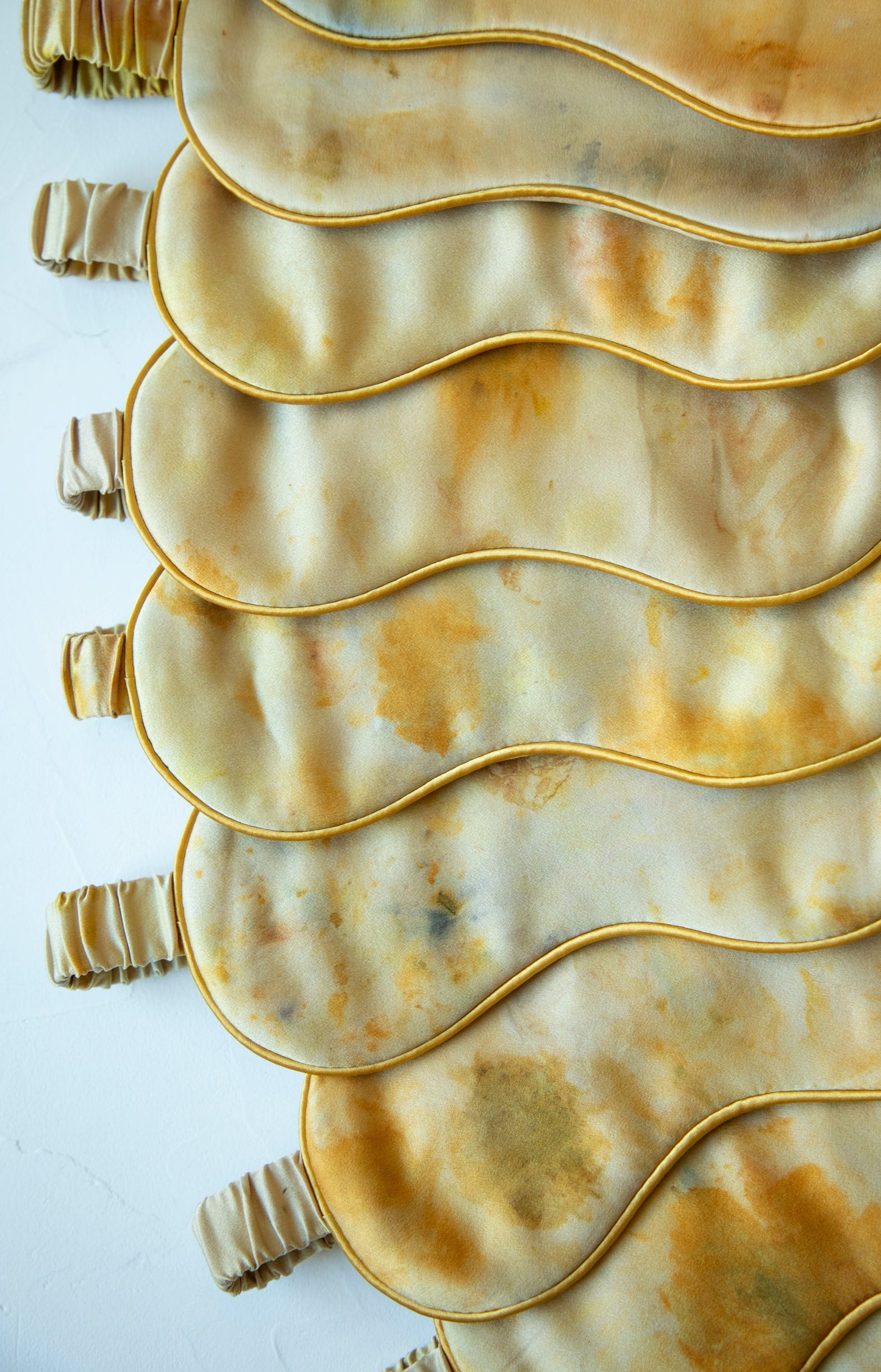 Hand-Dyed Eco-Dyed Restorative Silk Eye Mask