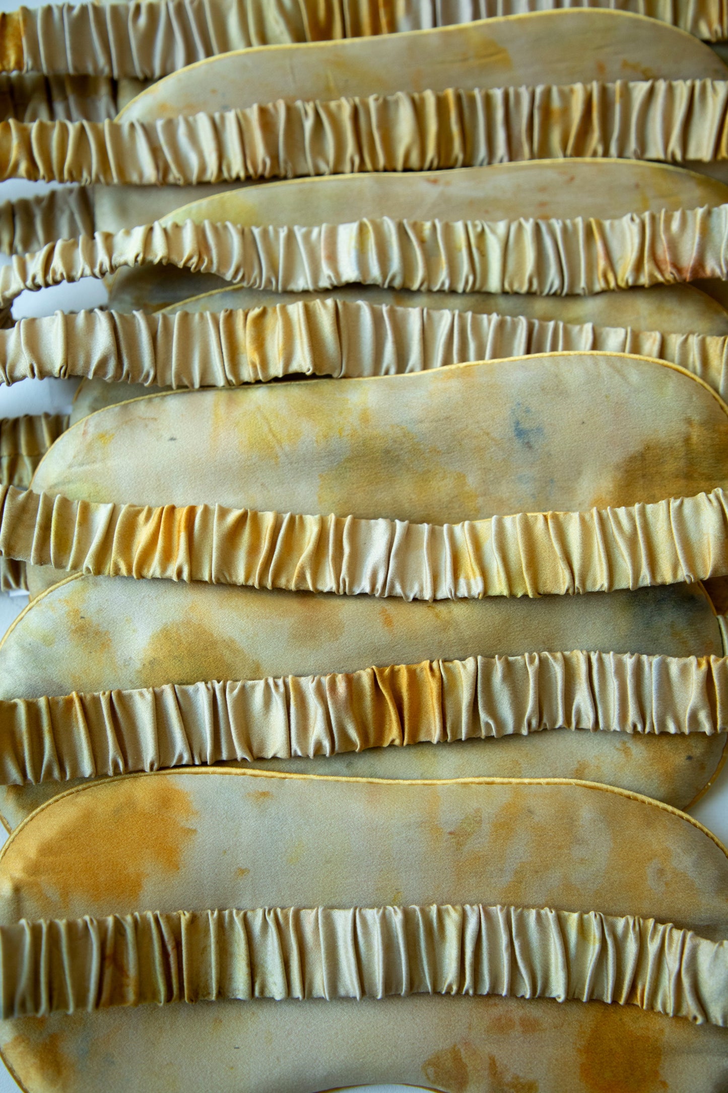 Hand-Dyed Eco-Dyed Restorative Silk Eye Mask