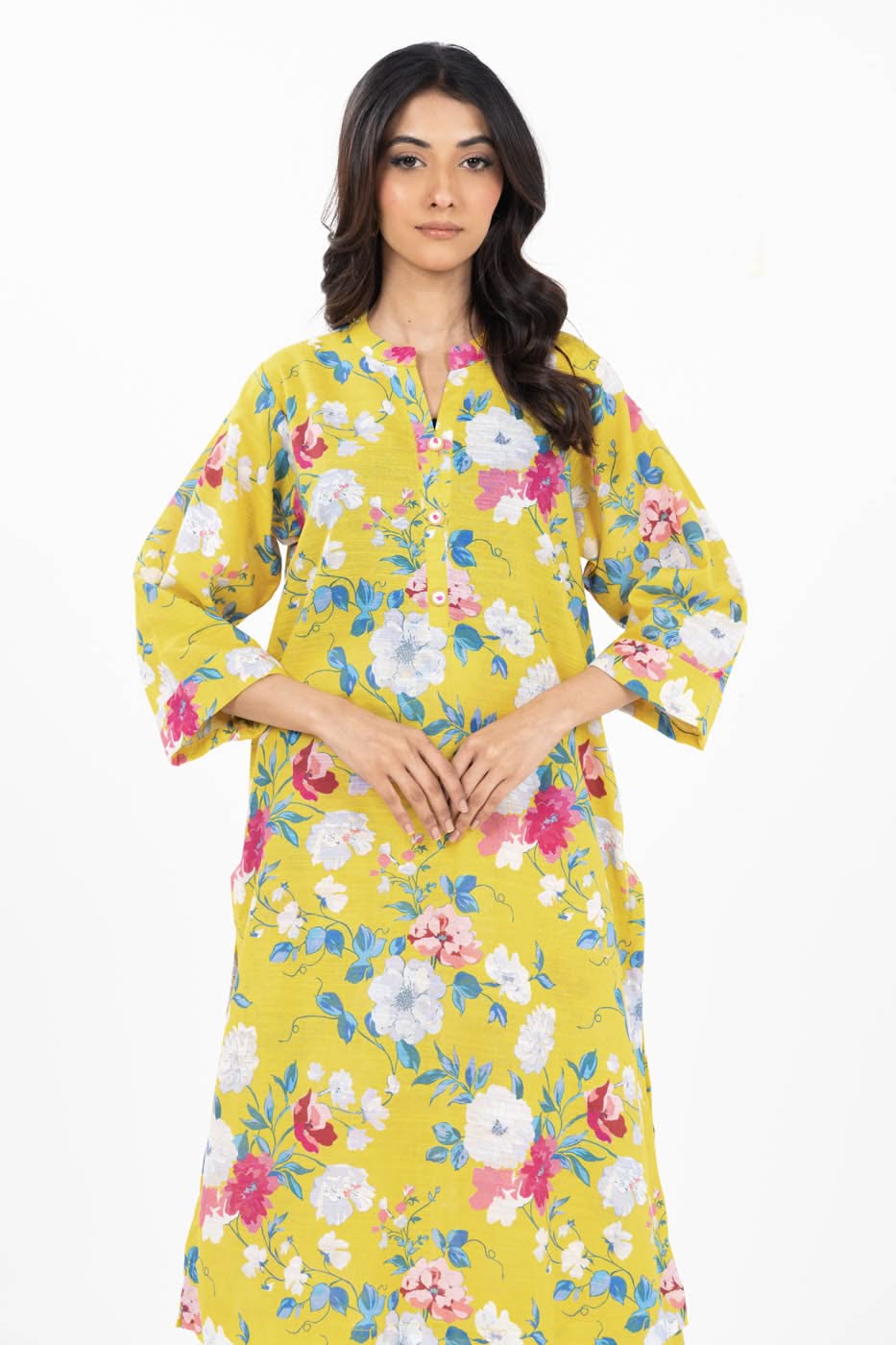Stitched - 2 Pc Printed Khaddar Outfit
