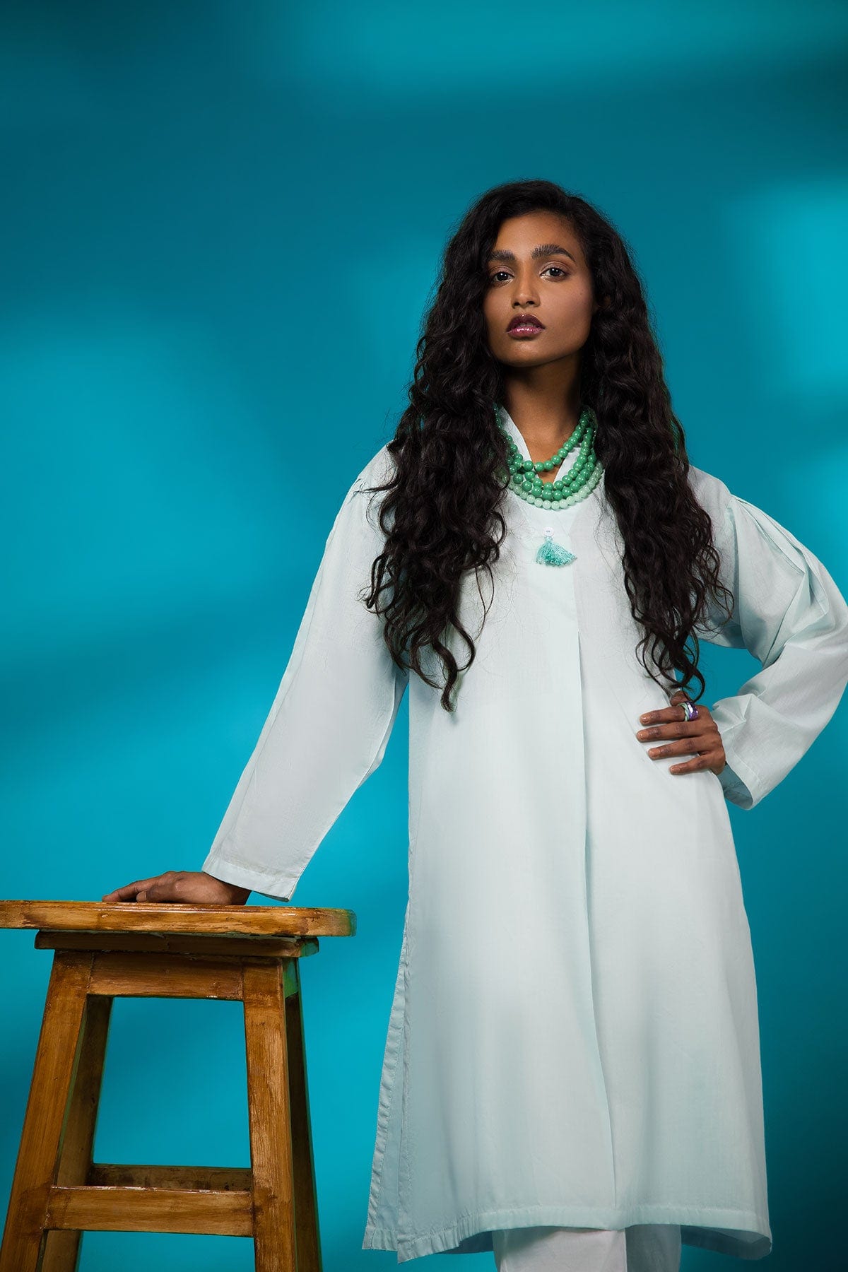 Dyed Lawn Kurti