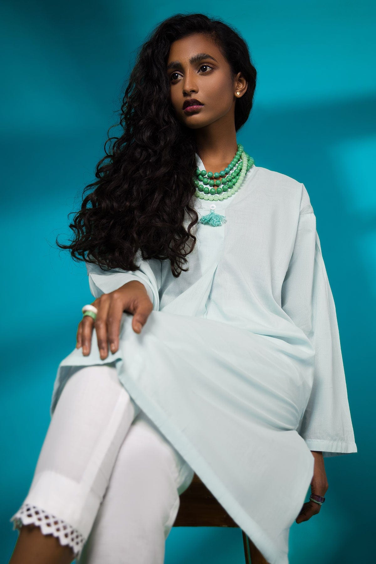 Dyed Lawn Kurti