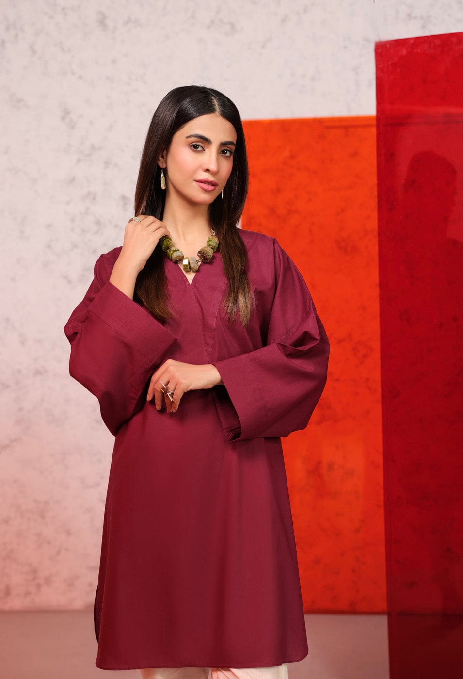Dyed Lawn Kurti