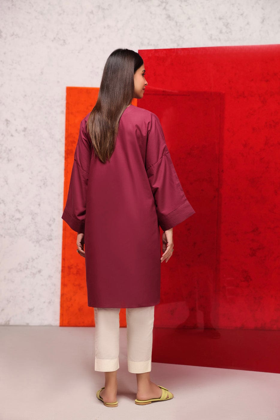 Dyed Lawn Kurti