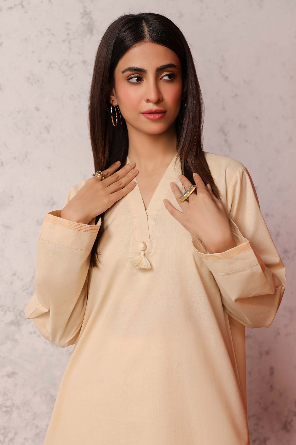 Dyed Lawn Kurti
