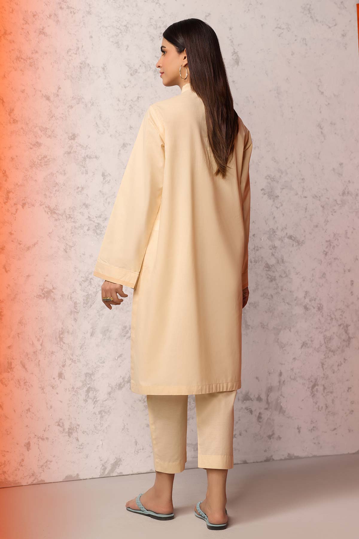 Dyed Lawn Kurti
