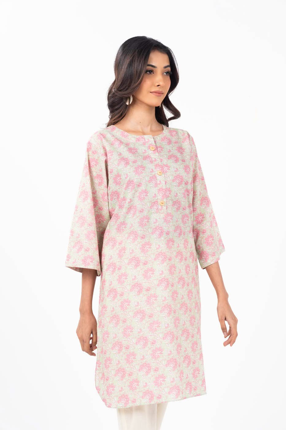 Stitched - Printed Cambric Kurti