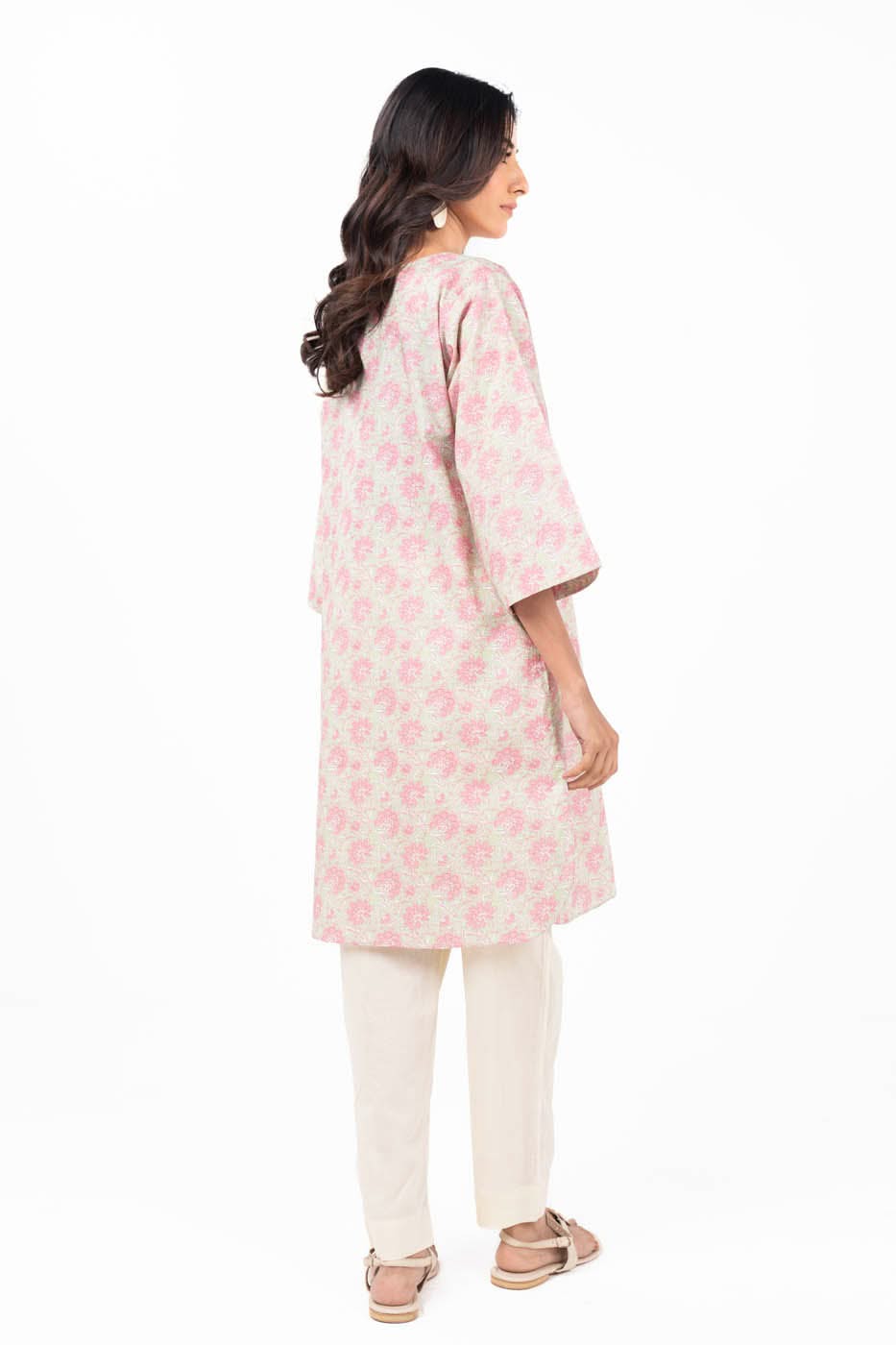 Stitched - Printed Cambric Kurti