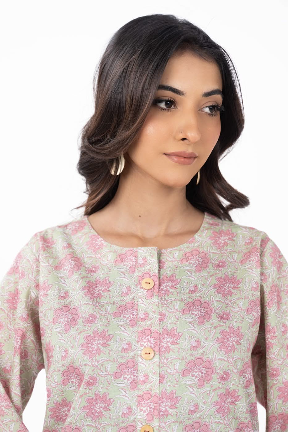 Stitched - Printed Cambric Kurti