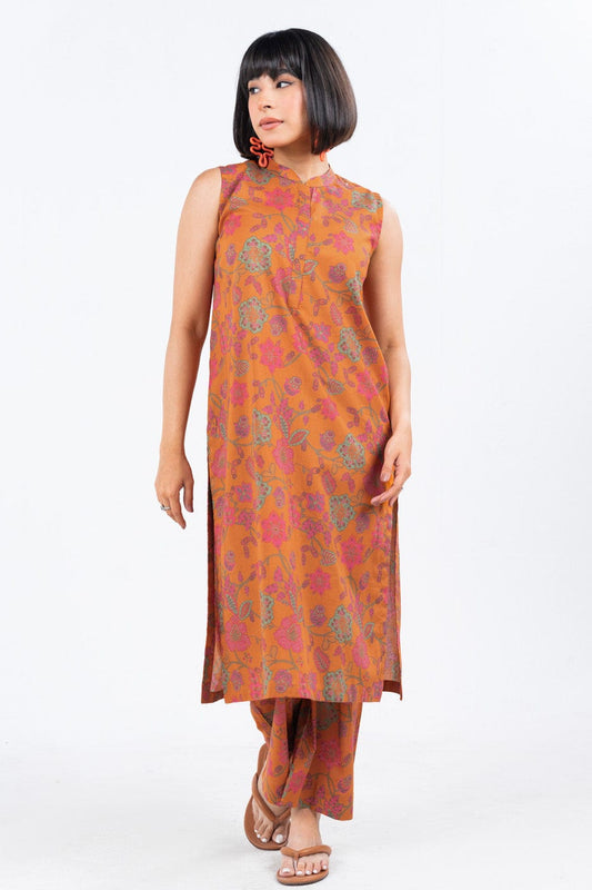 2 Pc Printed Cambric Outfit