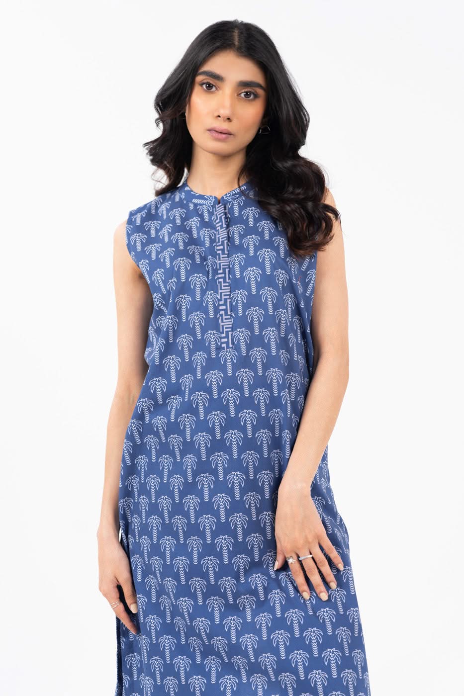 Stitched - 2 Pc Printed Cambric Outfit