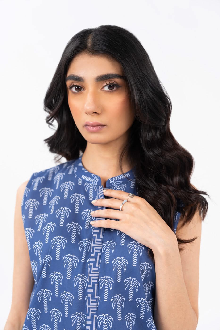 Stitched - 2 Pc Printed Cambric Outfit