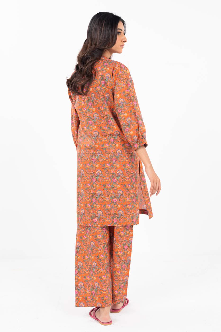 Stitched - 2 Pc Printed Cambric Outfit